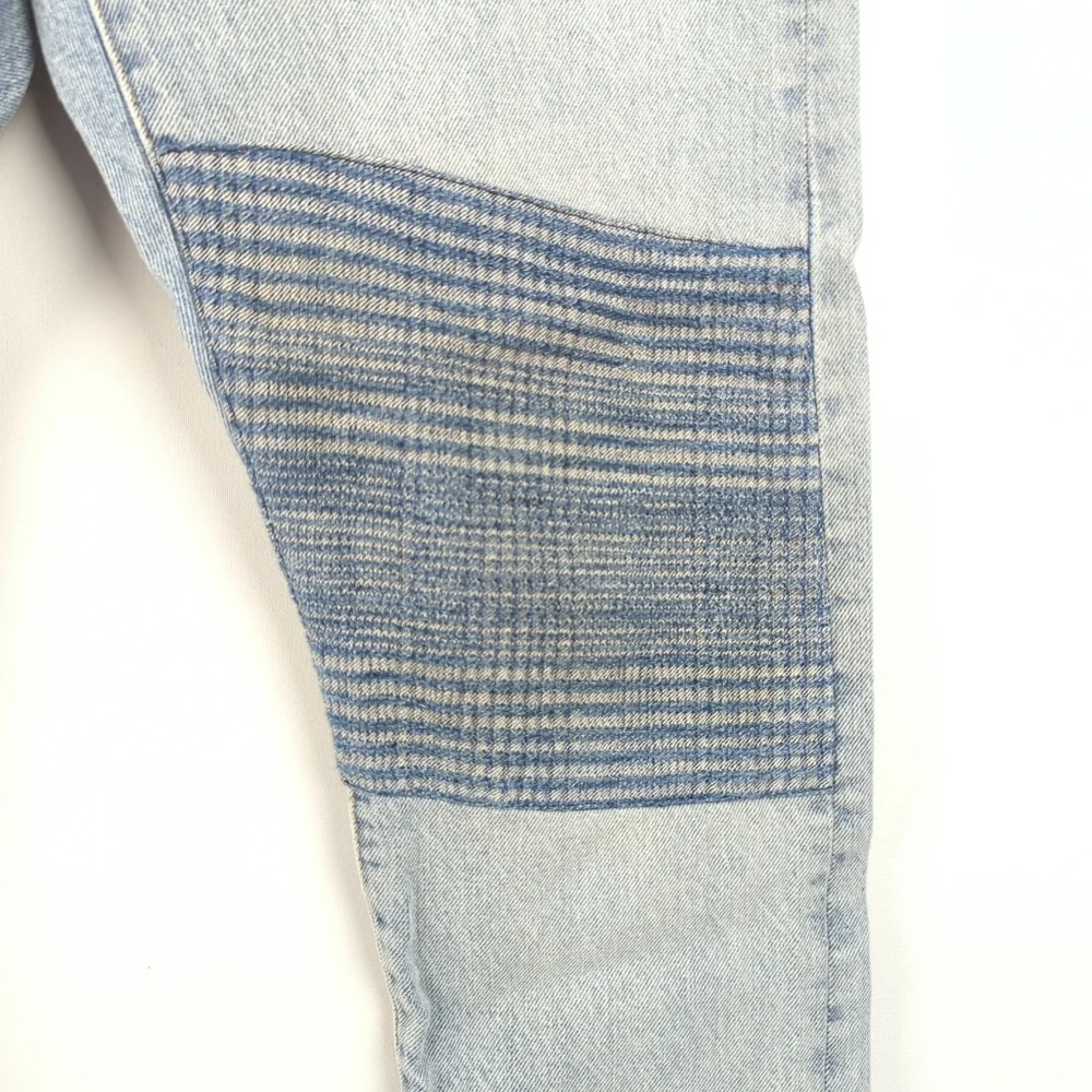 Levis 501 S Skinny Made and Crafted Patchwork Selvedge Jeans Big E - 34 - Picture 4 of 16